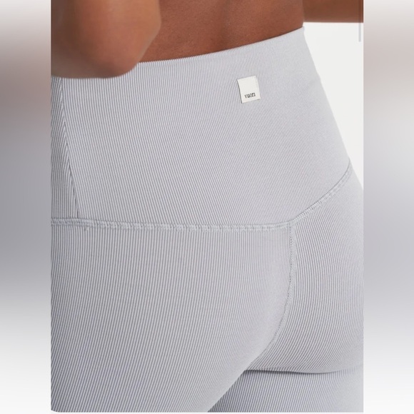 Vuori Lux Rib Studio Legging pale gray XS - Picture 3 of 9